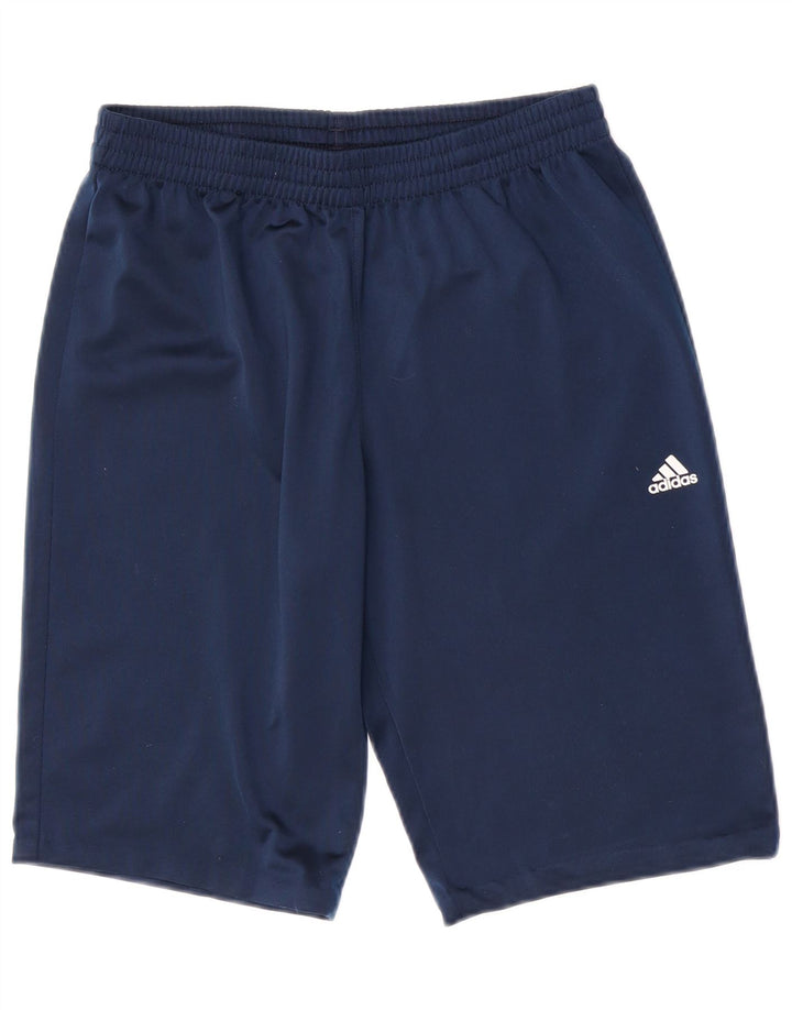 Adidas Boys Sport σορτς 15-16 ετών Navy Blue Polyester