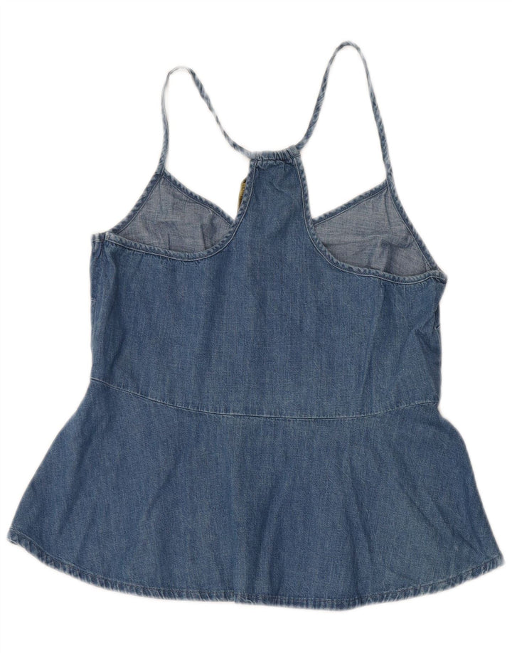 Zara Γυναικείο Τζιν Cami Top UK 12 Medium Blue