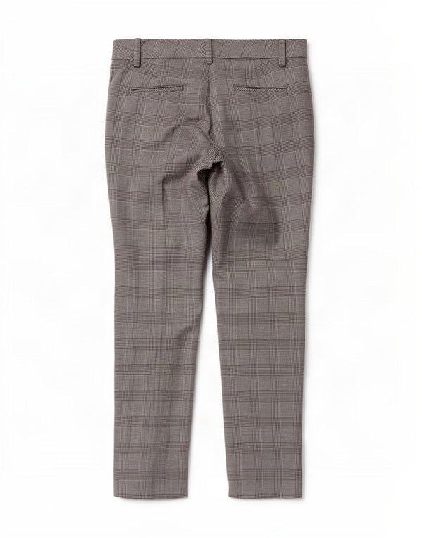 Zara Γυναικείο Slim παντελόνι Chino EU 40 Medium W30 L27 Grey Houndstooth