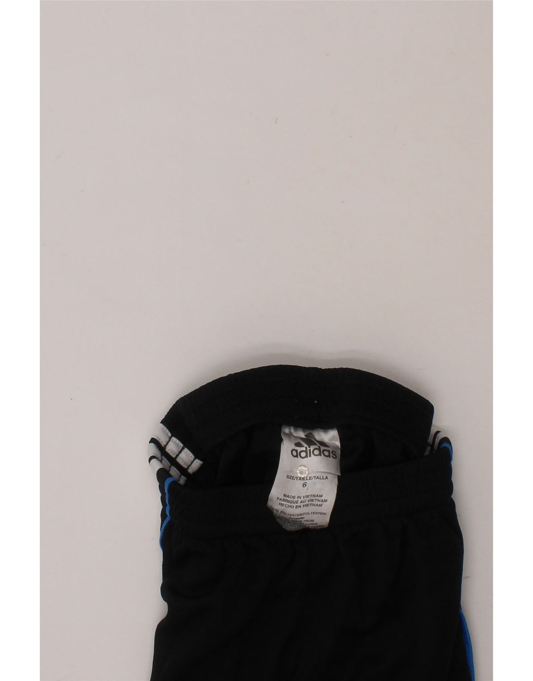 ADIDAS Boys Sport Shorts 5-6 Years  Navy Blue Polyester Vintage Adidas and Second-Hand Adidas from Messina Hembry 