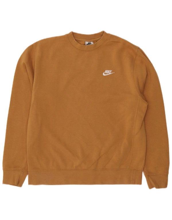 Ανδρικό φούτερ NIKE Jumper Μεσαίο μπεζ βαμβακερό