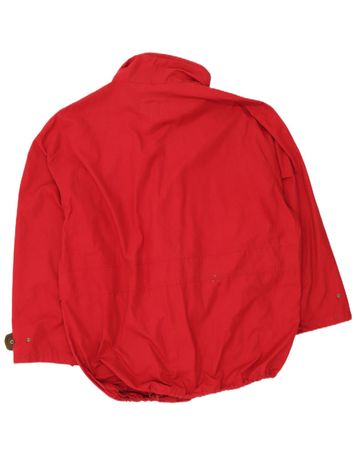 Diadora Mens Oversized Utility Jacket UK 42 XL Red Polyester