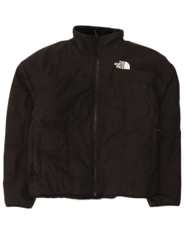The North Face Girls Reversible padded Jacket 11-12 Years Large Black