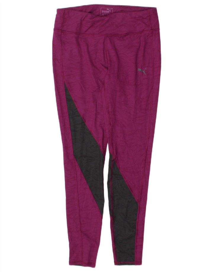Γυναικείο κολάν Puma UK 12 Medium Purple Colourblock
