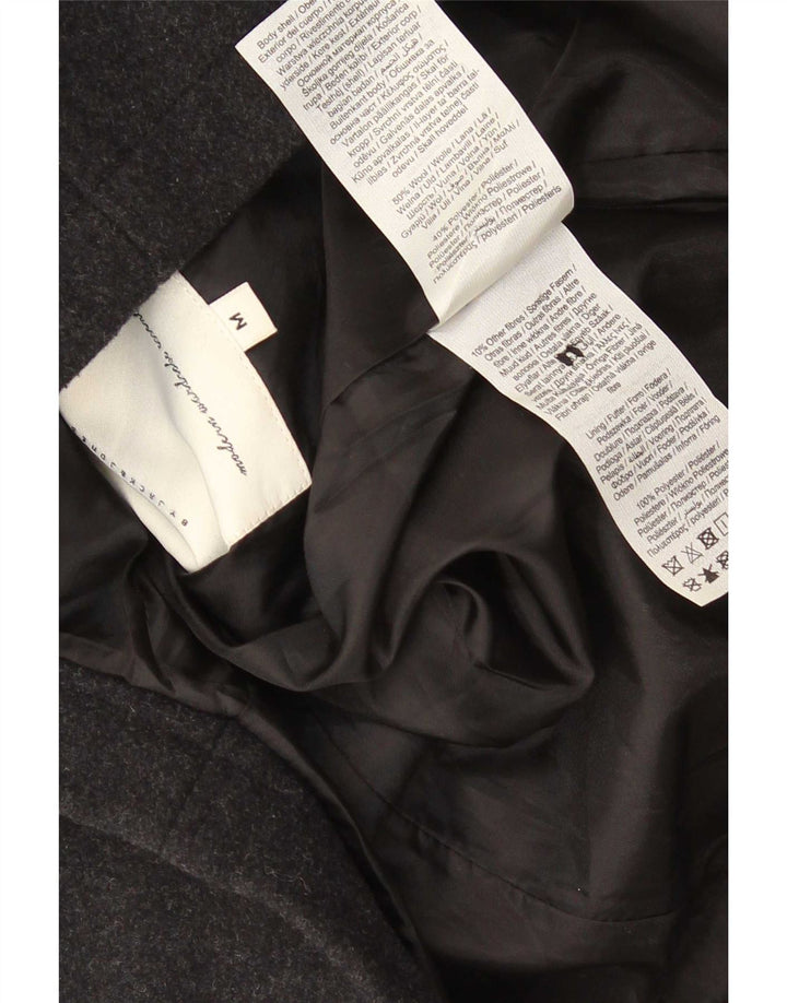 Jack & Jones Ανδρικό πανωφόρι UK 38 Medium Black Wool