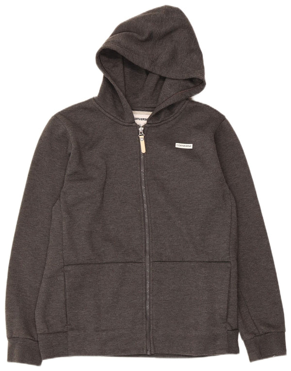 Πουλόβερ Converse Boys Zip Hoodie 13-14 ετών XL Γκρι πολυεστέρας