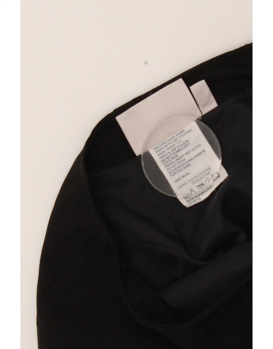 Inwear Γυναικεία Φούστα A-Line UK 12 Medium W30 Μαύρη Μάλλινη