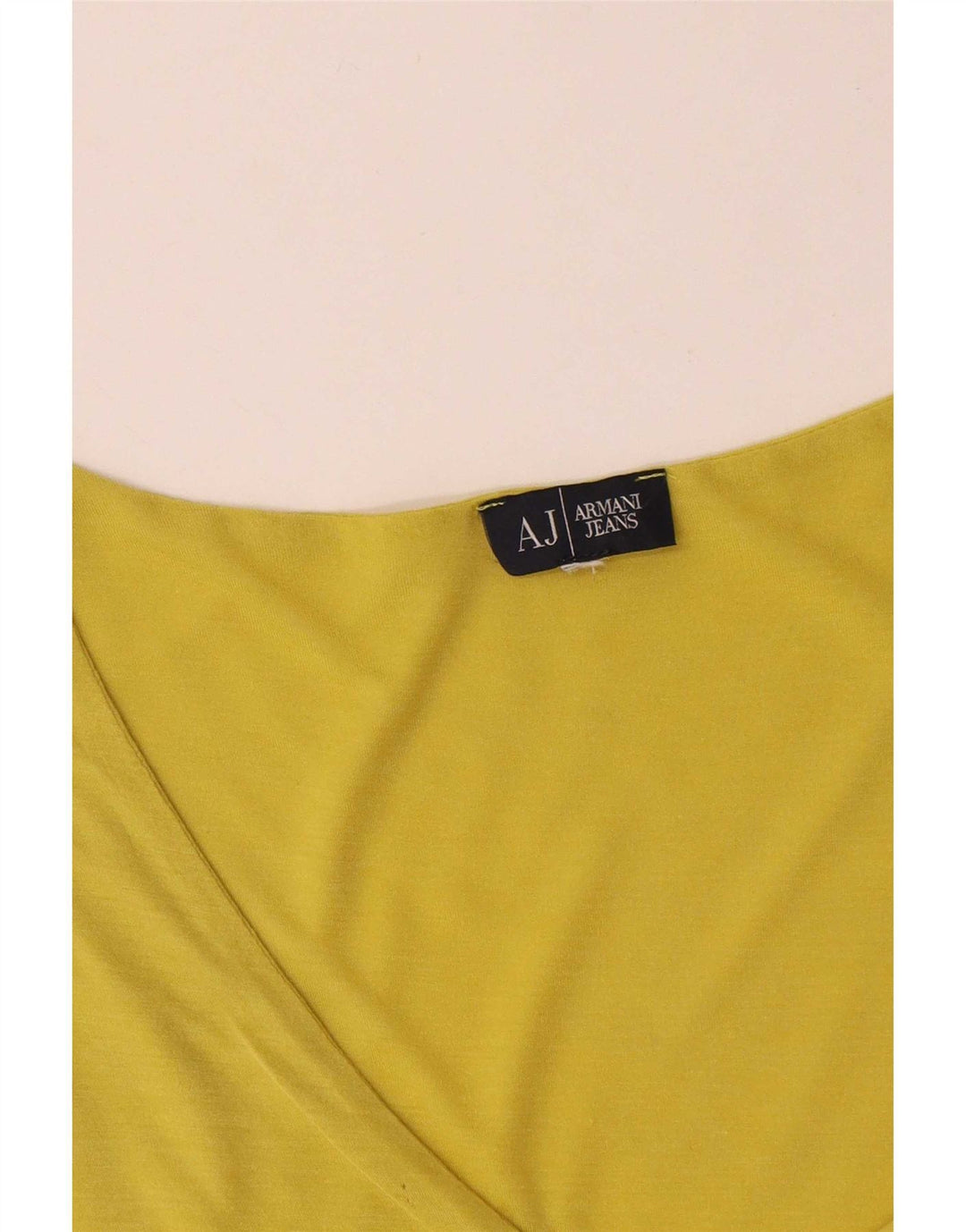 Armani γυναικείο τοπ μακρυμάνικο UK 14 Medium Yellow