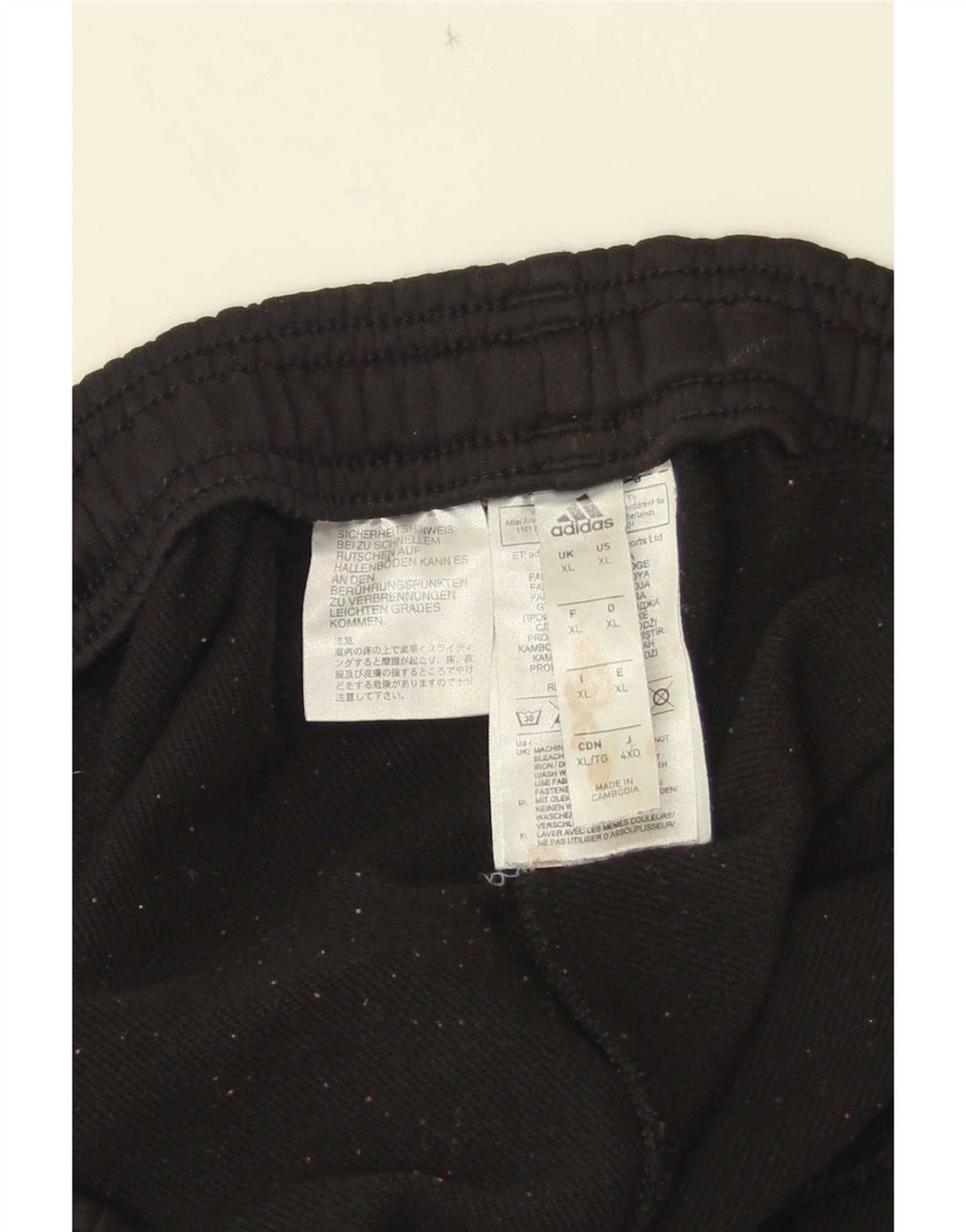 Ανδρική φόρμα Adidas Παντελόνι XL Μαύρο Πολυεστέρα