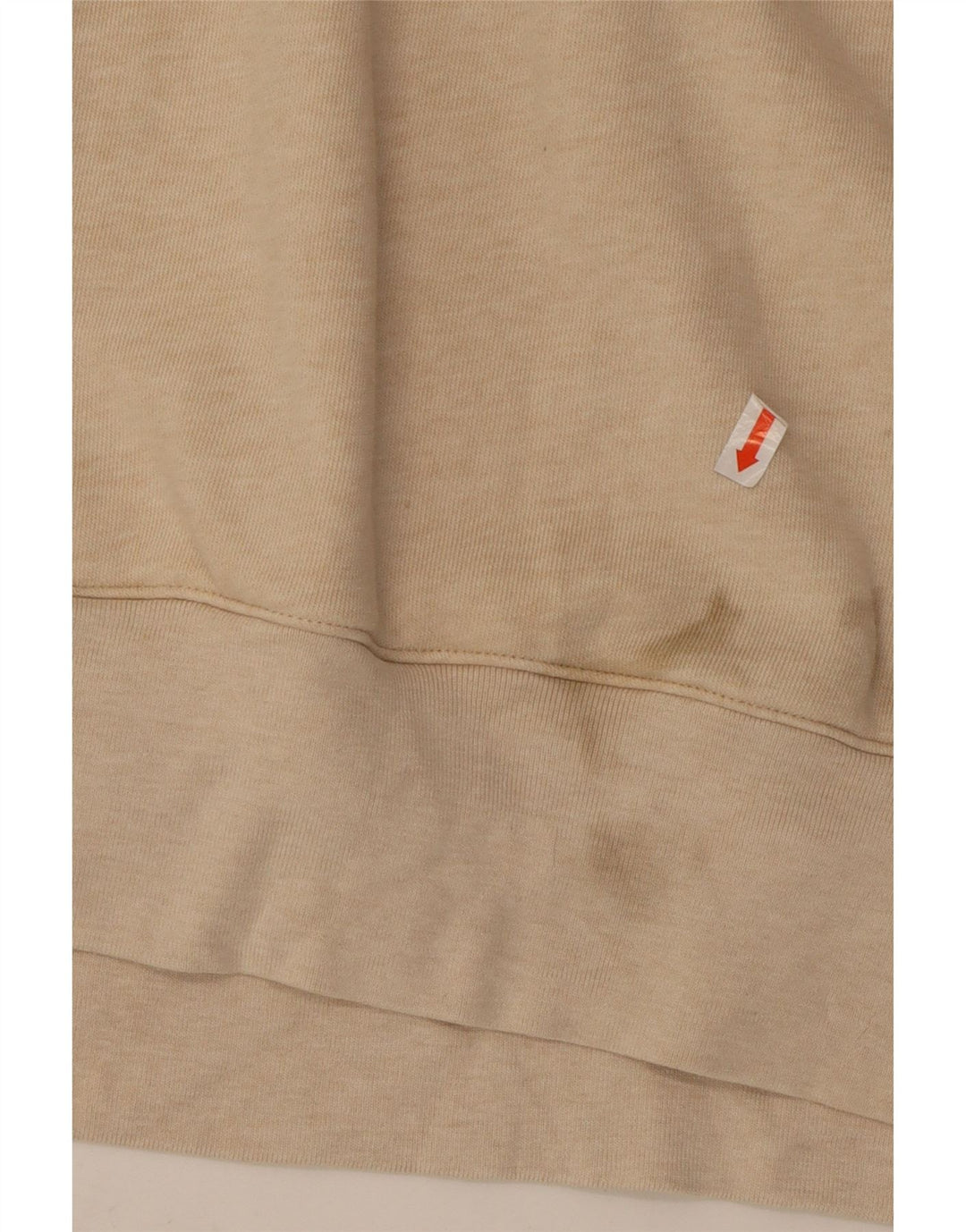 Ανδρικό κουκούλα ADIDAS Μεγάλο μπεζ βαμβακερό