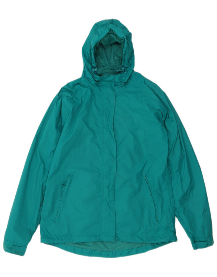 MOUNTAIN WAREHOUSE Γυναικείο μπουφάν βροχής με κουκούλα UK 10 Small Turquoise