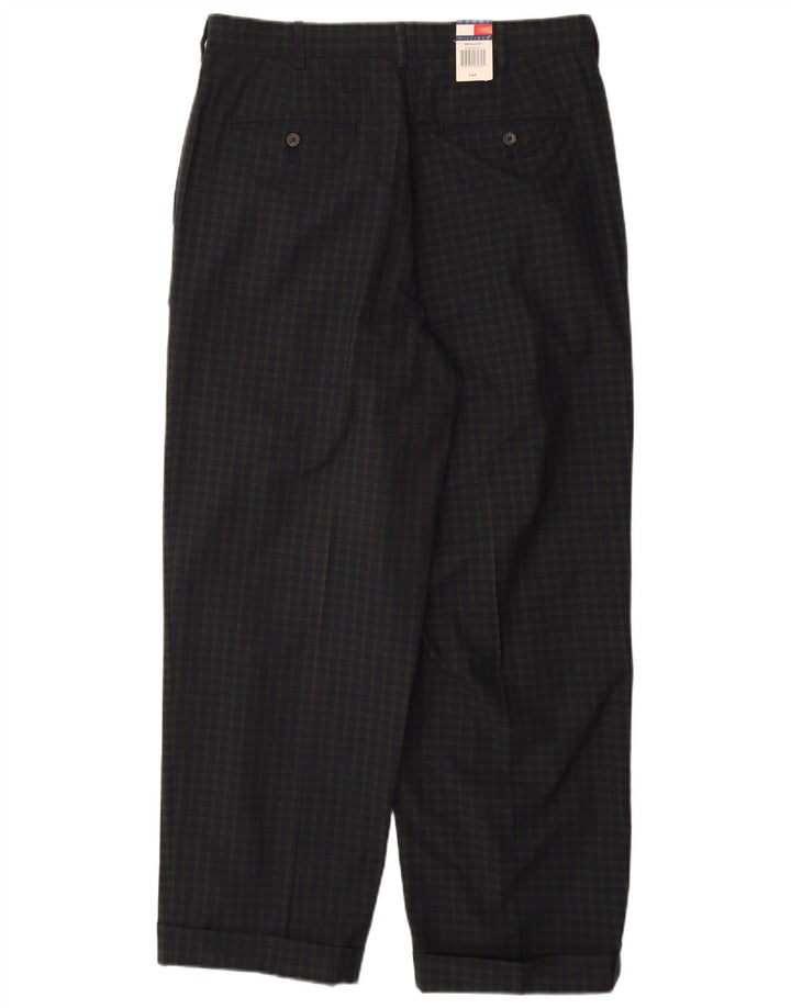 Tommy Hilfiger Ανδρικό παντελόνι casual W33 L30 Navy Blue Check Cotton