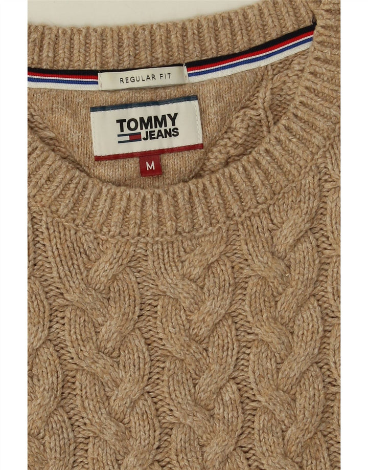 Ανδρικό πουλόβερ Tommy Hilfiger Regular Fit Crew Neck Jumper Medium Beige