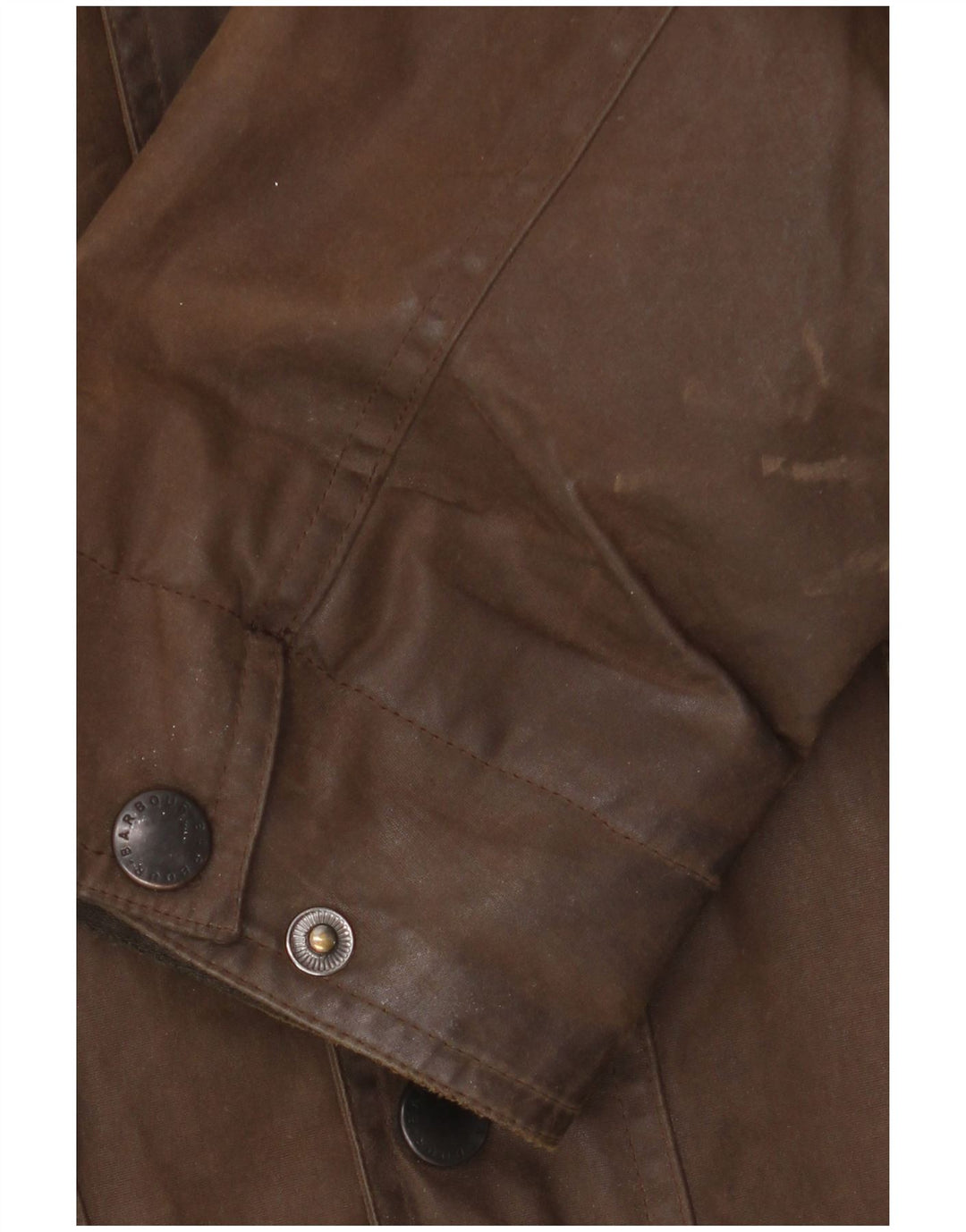 BARBOUR Ανδρικό κερωμένο βαμβακερό μπουφάν UK 42 XL καφέ πολυουρεθάνης