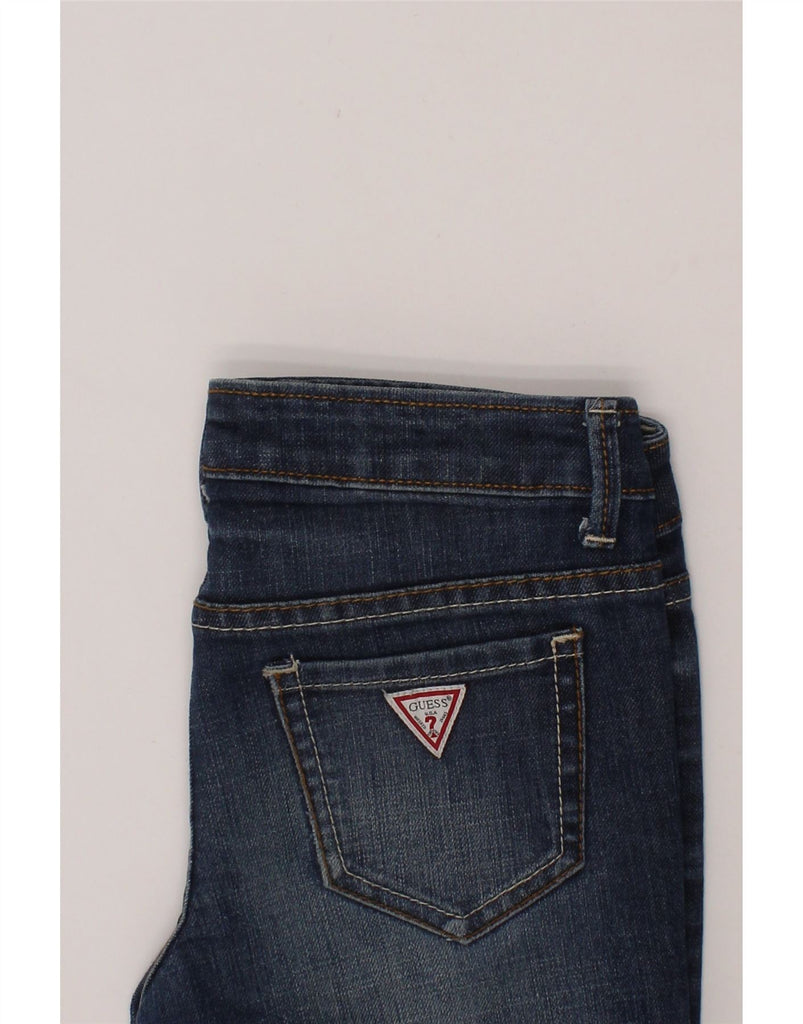 GUESS Girls Joggers Capri Jeans 9-10 Years W24 L16 Blue Cotton Vintage Guess and Second-Hand Guess from Messina Hembry 