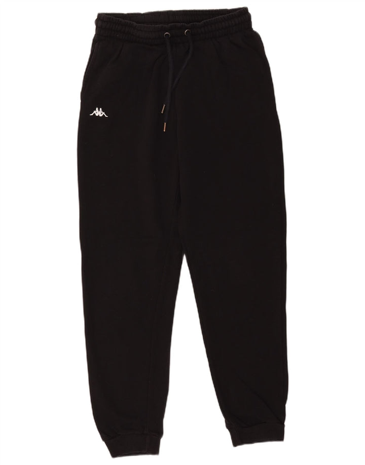 Ανδρική φόρμα Kappa Παντελόνι Joggers Μικρό μαύρο βαμβακερό