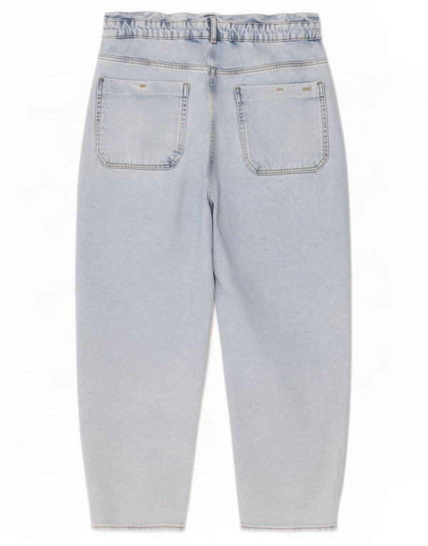 Zara Γυναικείο ψηλό κωνικό τζιν EU 44 XL W34 L26 Λευκό