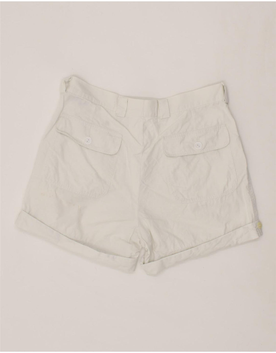 RODRIGO Womens Casual Shorts W30 Medium White Cotton Vintage Rodrigo and Second-Hand Rodrigo from Messina Hembry 
