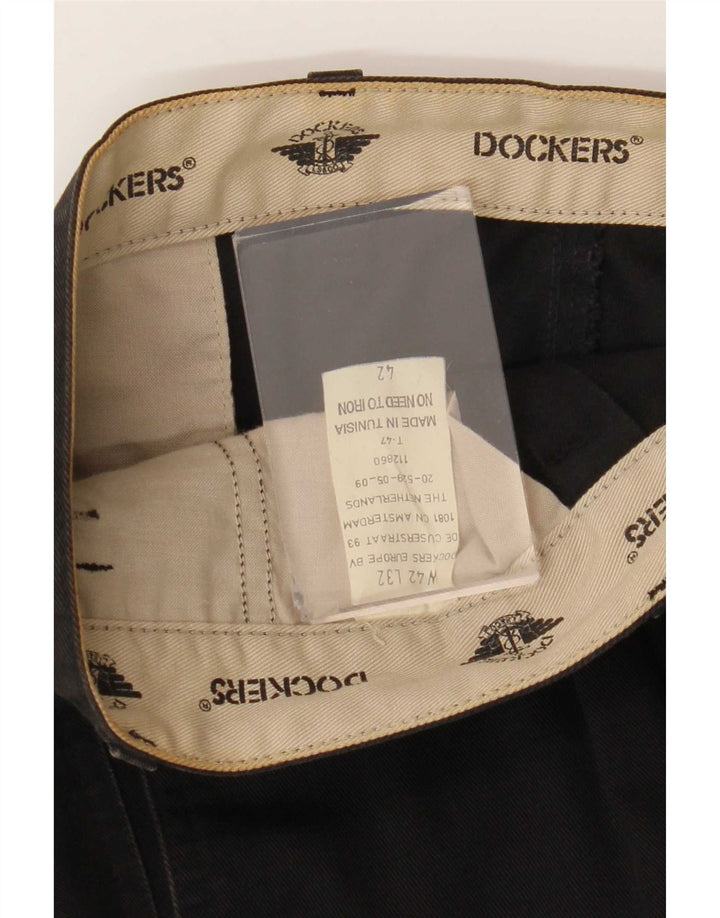 Dockers Ανδρικό παντελόνι Chino με καρφίτσα W42 L32 Μαύρο