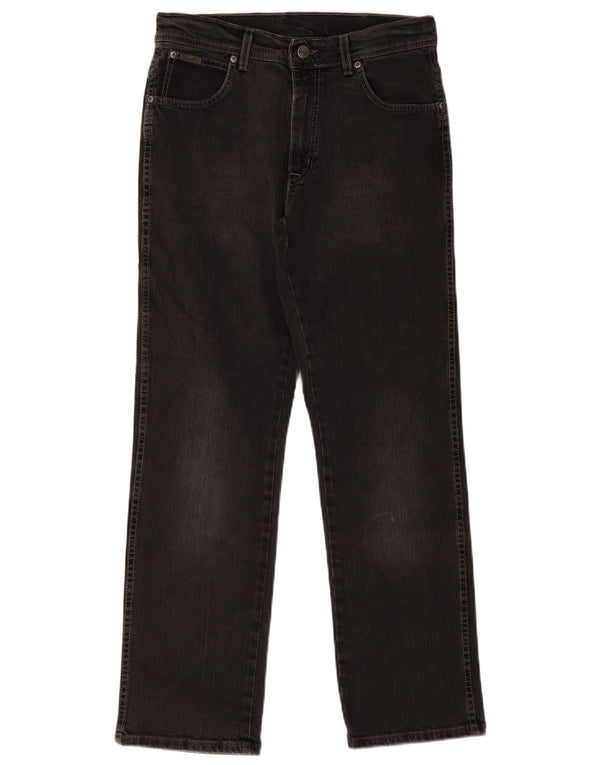 Ανδρικό τζιν ίσιο Wrangler Texas Stretch W32 L30 μαύρο βαμβακερό