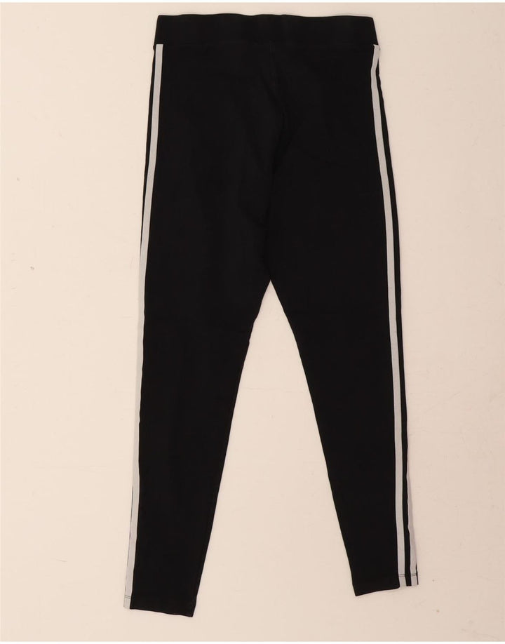Γυναικείο κολάν Adidas UK 8 Small μαύρο βαμβακερό