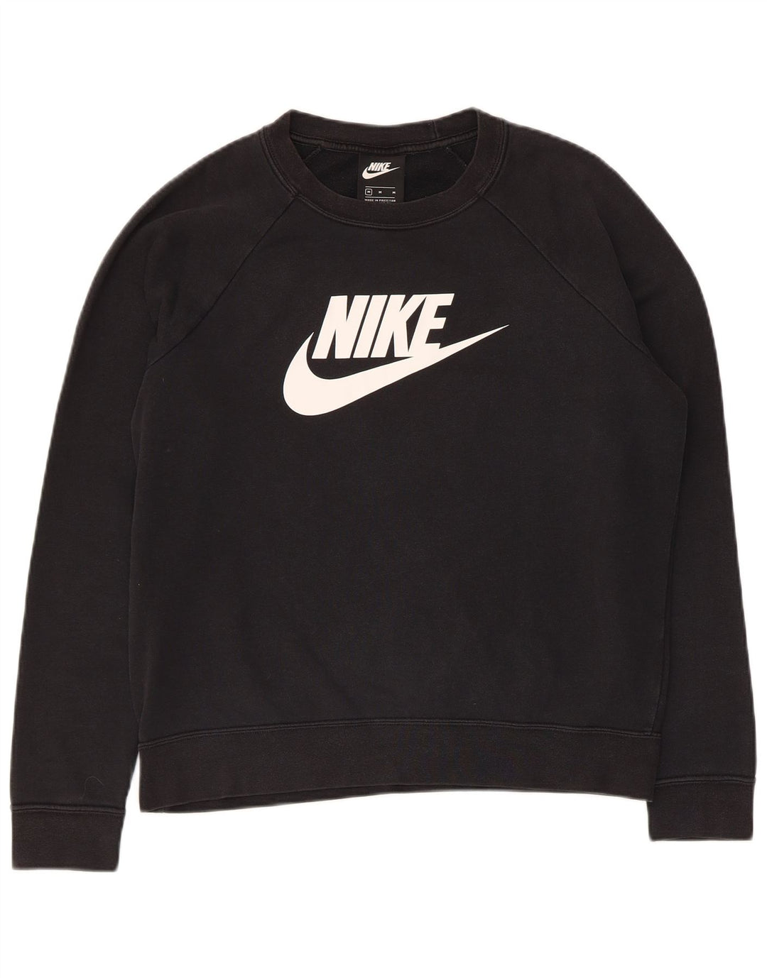 Γυναικεία γραφική φούτερ Nike Jumper UK 14 Μεσαίο μαύρο βαμβακερό