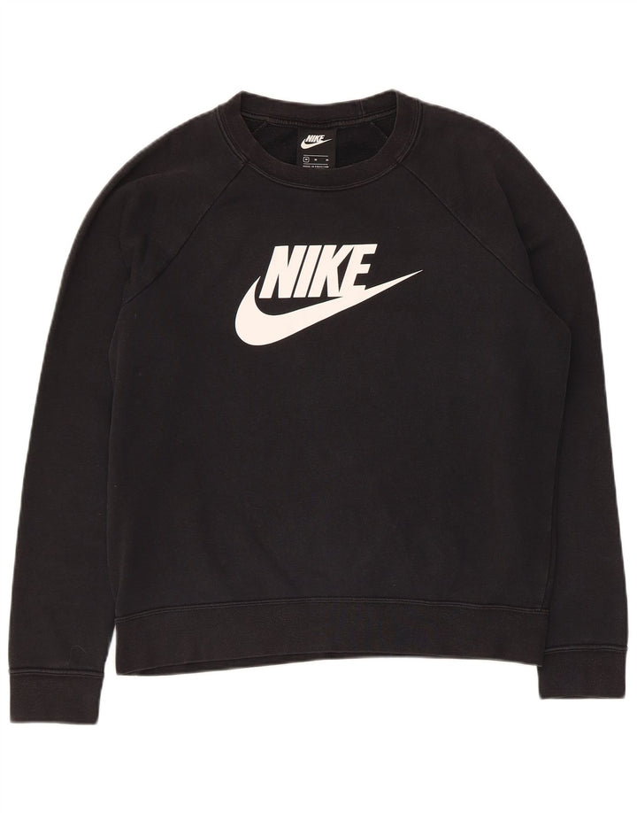 Γυναικεία γραφική φούτερ Nike Jumper UK 14 Μεσαίο μαύρο βαμβακερό