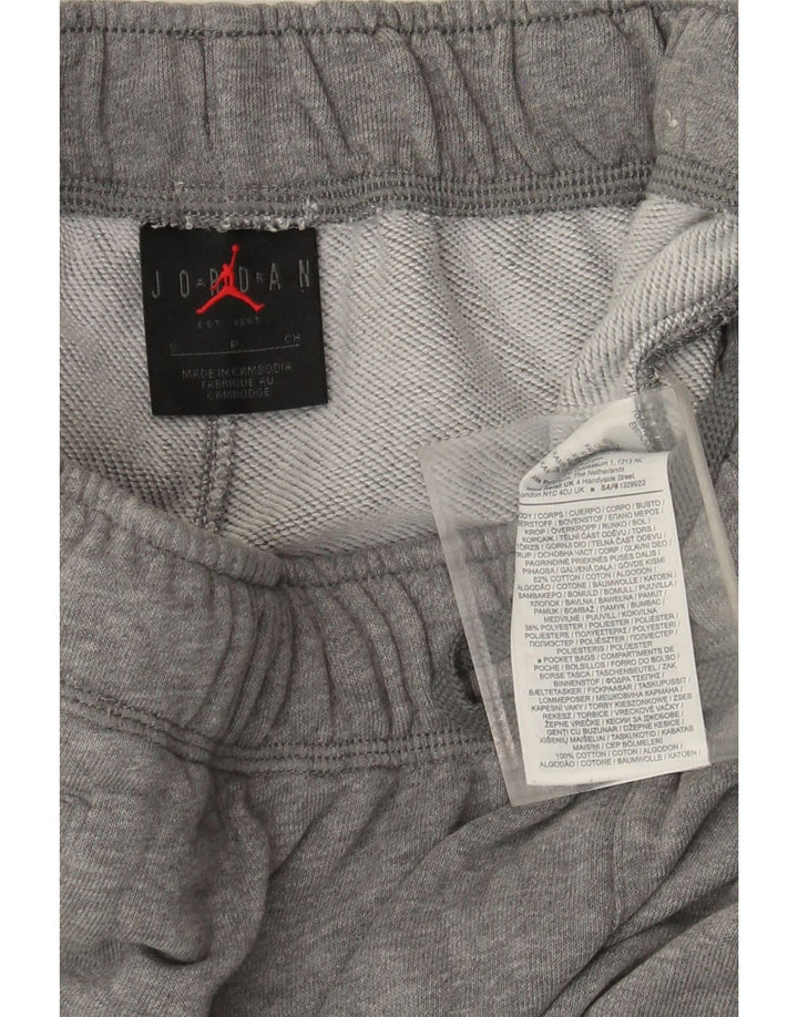 Jordan Ανδρική φόρμα παντελόνι Joggers Small Grey Cotton