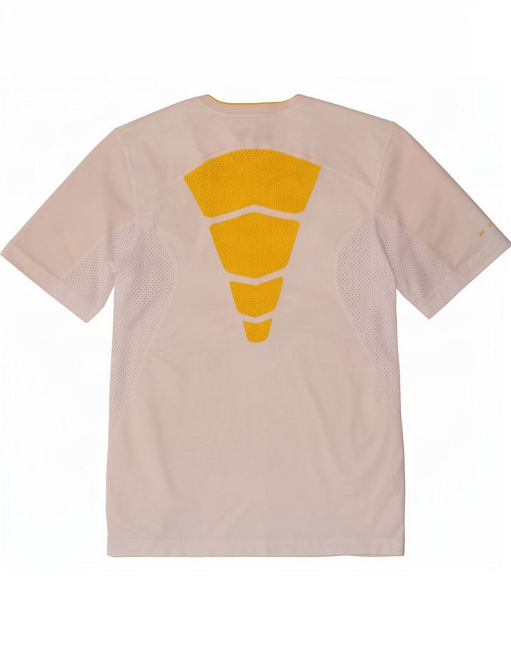 Ανδρικό T-shirt Nike Dri Fit T-shirt Small White Colorblock Πολυεστέρας