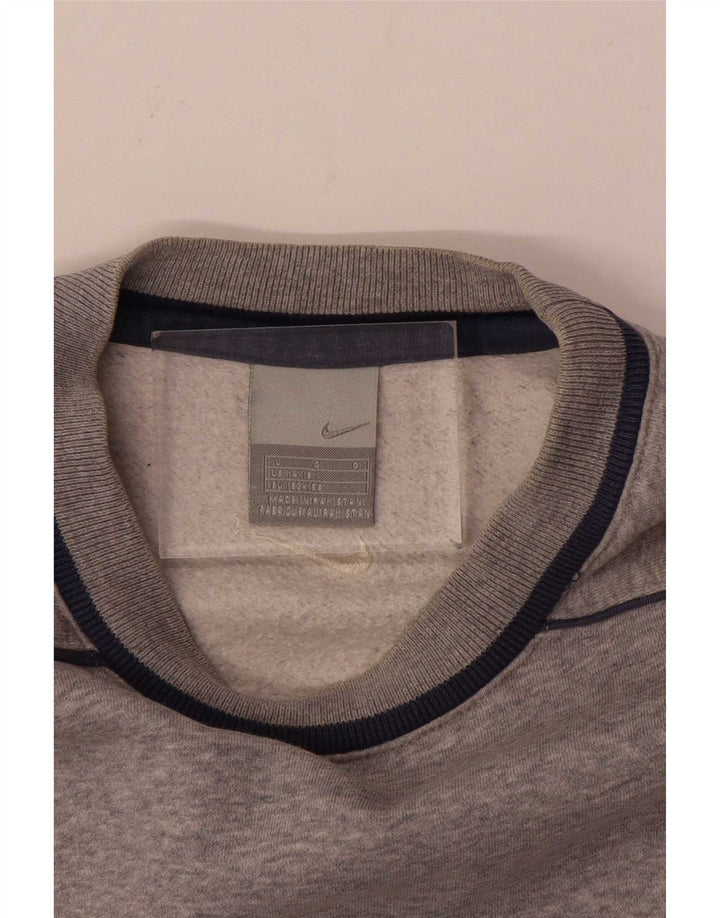Γραφικό φούτερ Nike Boys Jumper 12-13 ετών με μεγάλο γκρι φλύκταινα