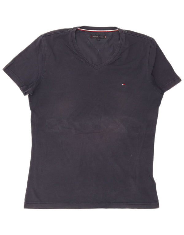 Ανδρικό T-Shirt Tommy Hilfiger Top Large Navy Blue από βαμβάκι