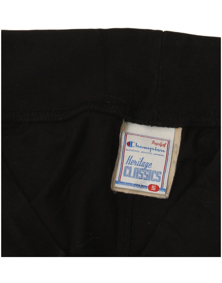 Γυναικεία αθλητική φόρμα CHAMPION Παντελόνι Joggers UK 10 Small Black
