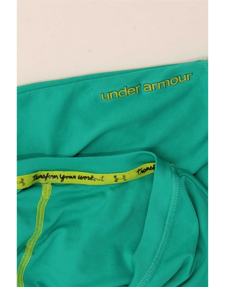Under Armour Γυναικείο T-Shirt Top UK 12 Medium Green