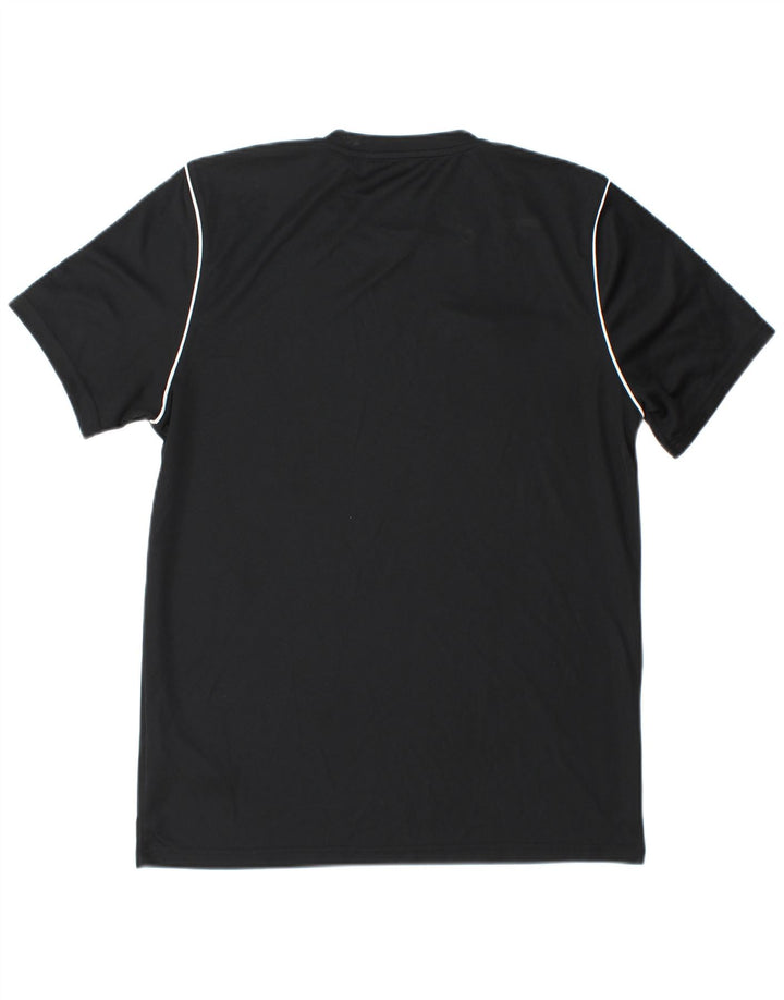 Ανδρικό T-shirt Nike Dri Fit Slim Fit Top μεγάλο μαύρο πολυεστέρα