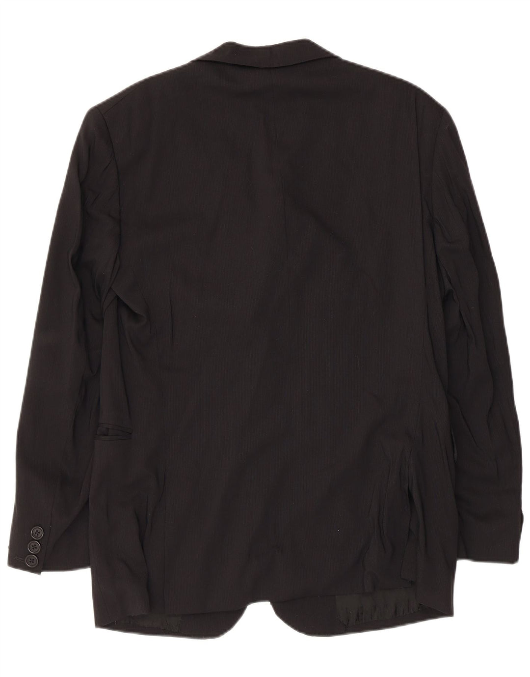 BIKKEMBERGS Ανδρικό σακάκι σακάκι 2 κουμπιών IT 50 μεγάλο μαύρο βισκόζη