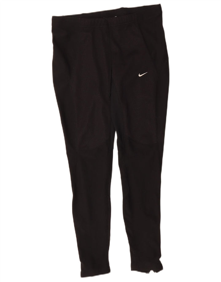 Γυναικείο κολάν Nike US 8/10 μεσαίο μαύρο πολυεστέρα