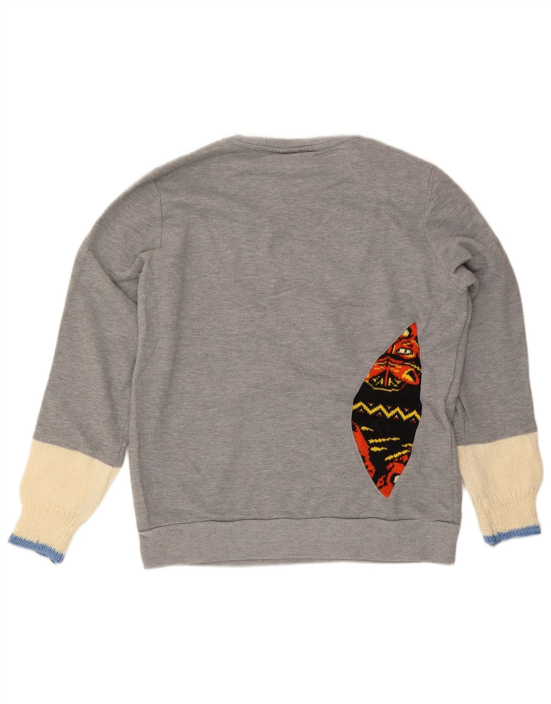 Γυναικείο γραφικό φούτερ Fila Jumper UK 16 Large Grey Colourblock
