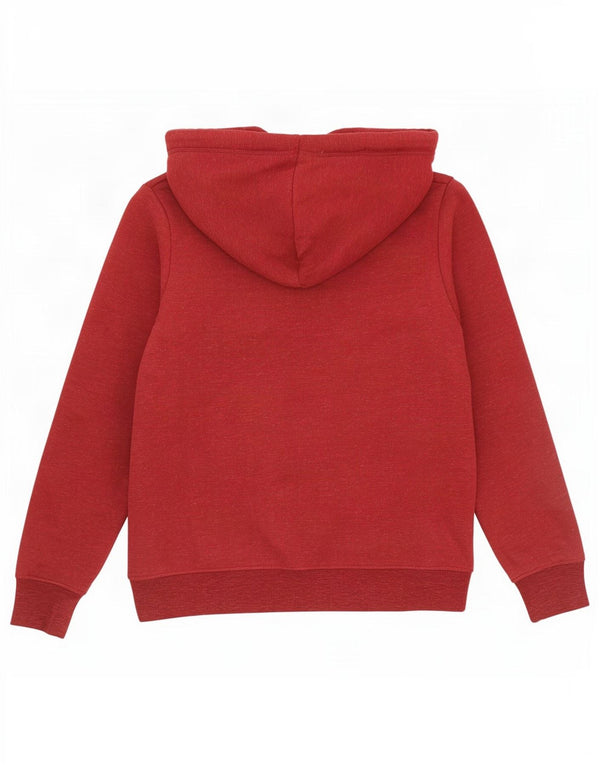 Superdry γυναικείο φούτερ με κουκούλα UK 12 μεσαίο βαμβακερό μπορντό