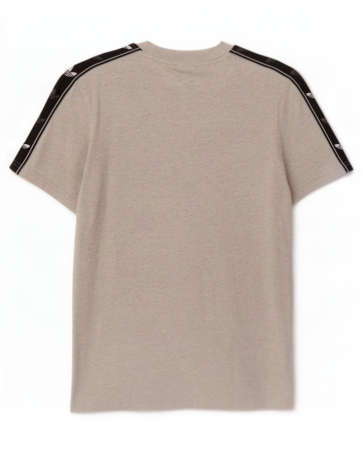 Ανδρικό γραφικό T-Shirt Adidas Top Medium Grey Colourblock