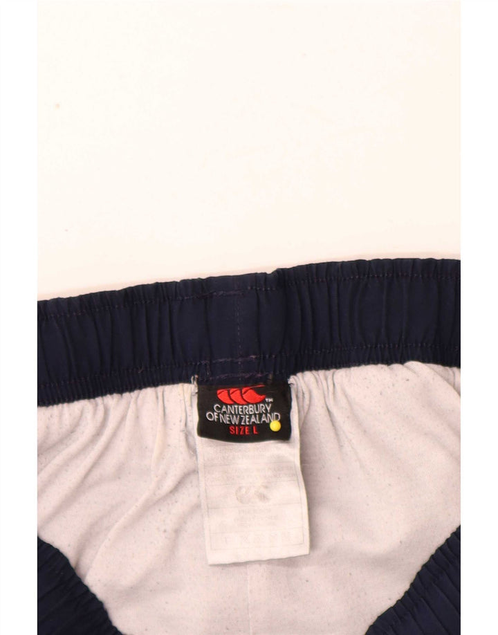 Ανδρικό παντελόνι Canterbury Graphic Windbreaker Παντελόνι Μεγάλο Navy Blue Polyester