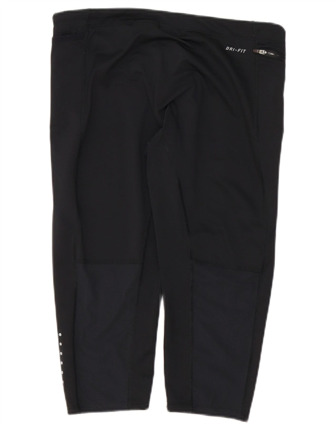 Γυναικείο κολάν Nike Dri Fit Capri UK 14 Μεγάλο μαύρο πολυεστέρα