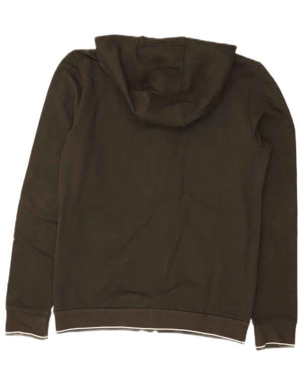 Ανδρικό πουλόβερ με κουκούλα με φερμουάρ Armani Exchange XS Βαμβακερό χακί
