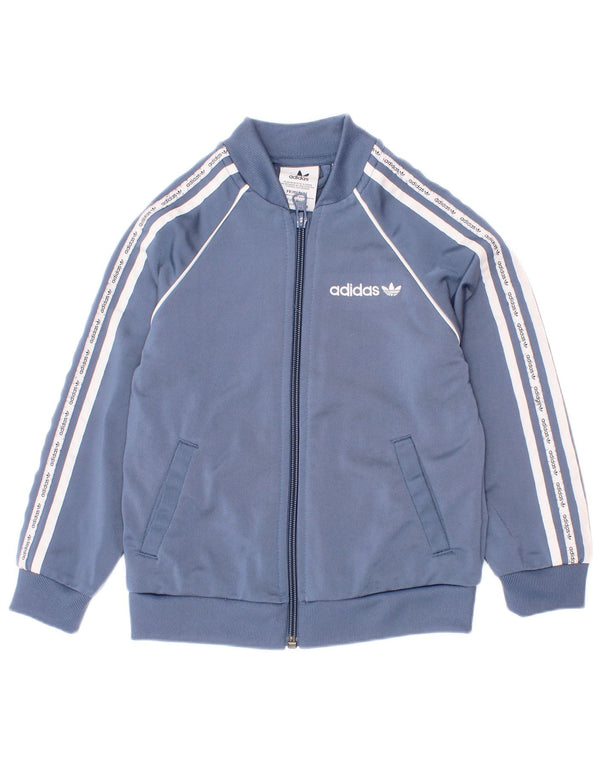 Adidas Boys Graphic Full αθλητική φόρμα 3-4 ετών W22 L15 Μπλε ριγέ Sports