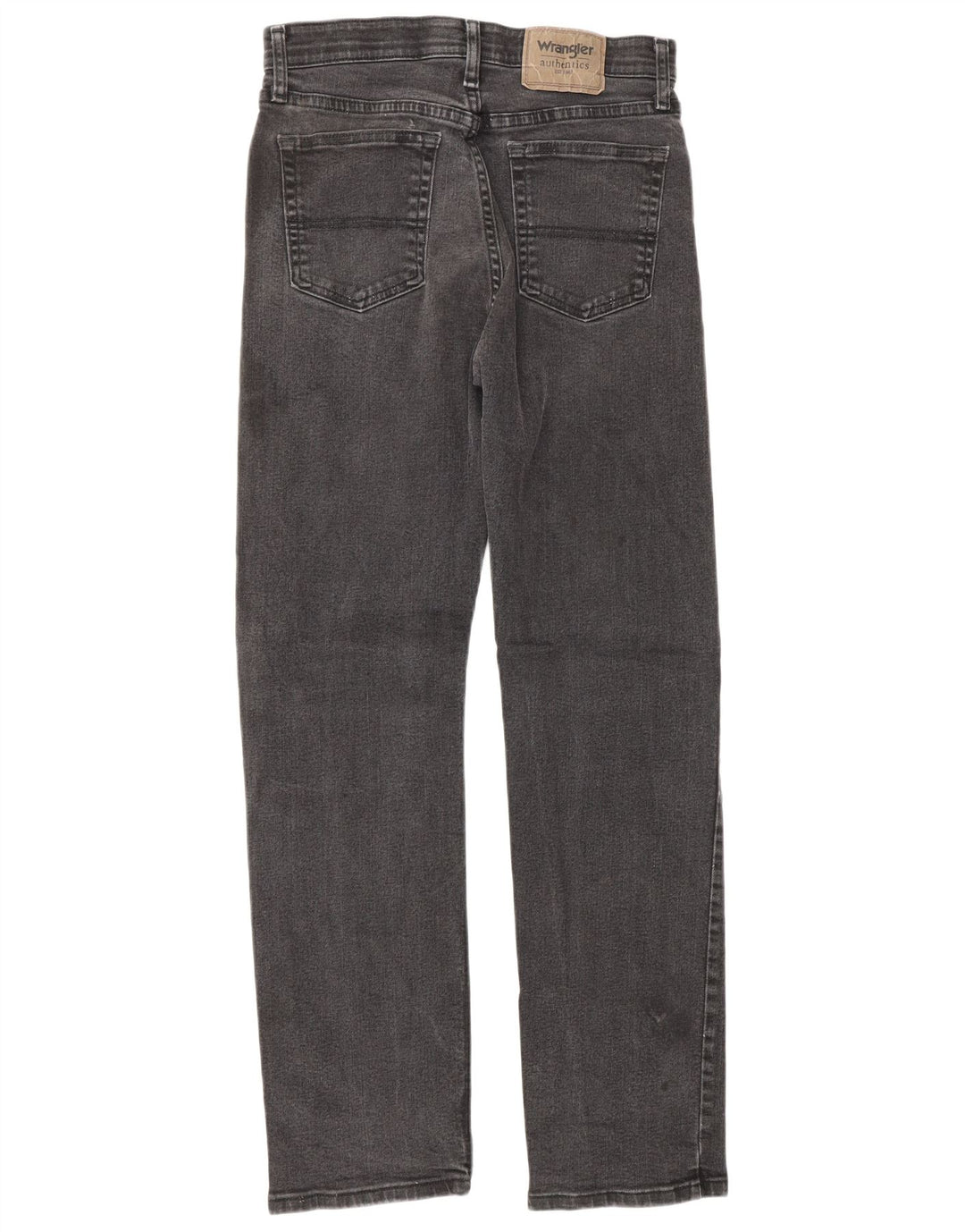 Ανδρικό τζιν ίσιο Wrangler W28 L30 Γκρι βαμβακερό