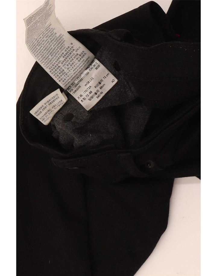 Levi's Mens 511 Slim Jeans W28 L32 Μαύρο βαμβακερό