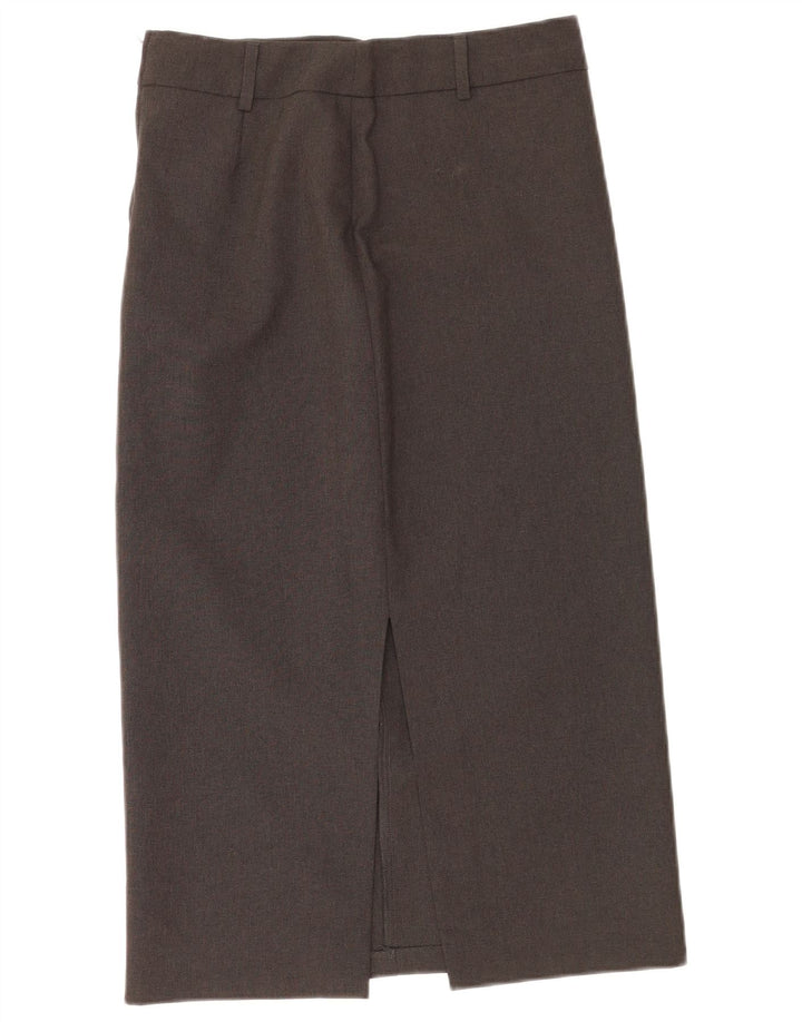 Benetton Γυναικεία Midi ίσια φούστα IT 40 Small W26 Grey Polyester