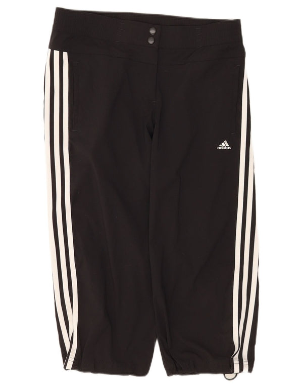 Adidas Γυναικείο Climalite ίσιο παντελόνι Capri UK 10 Small W30 L19 Μαύρο
