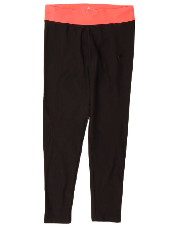 Γυναικεία κολάν ADIDAS Climalite UK 8/10 Small Black Colourblock