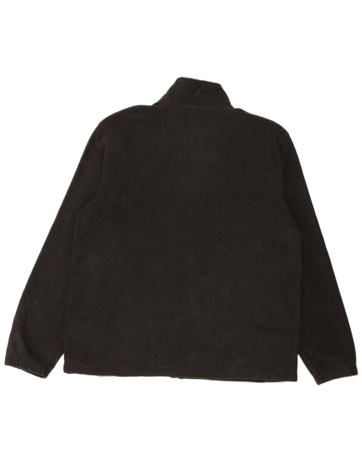 STARTER Ανδρικό Fleece Jacket UK 42/44 Large Black Polyester