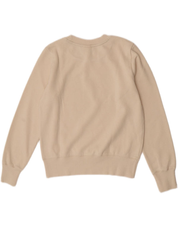 Champion Γυναικεία Crop Graphic Φούτερ Jumper UK 10 Small Off White Βαμβακερά